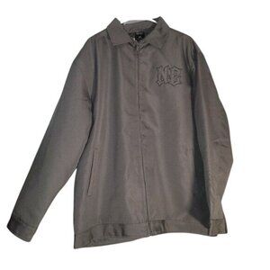 Nor‎ Cal Mens Quilted Gray Zip-Up Jacket XL